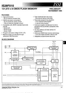 IS28F010-70T Datasheet PDF Integrated Silicon Solution