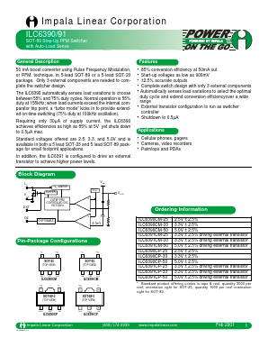 ILC6391CM-25 Datasheet PDF Impala Linear Corporation