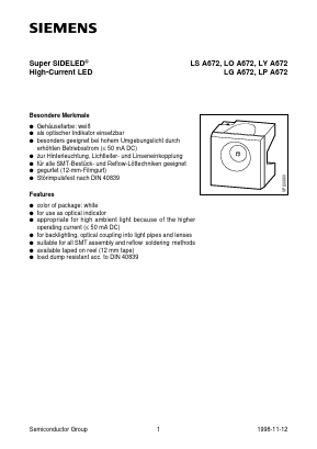 LPA672 Datasheet PDF Infineon Technologies