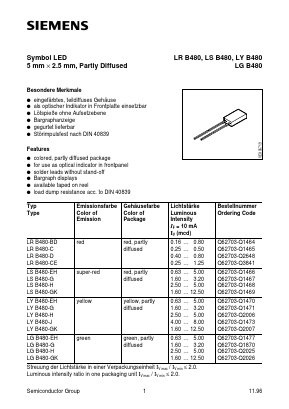 LGB480-G Datasheet PDF Infineon Technologies
