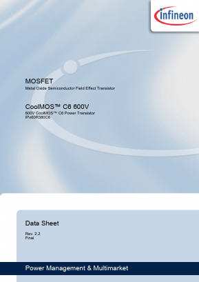 IPB60R380C6 Datasheet PDF Infineon Technologies