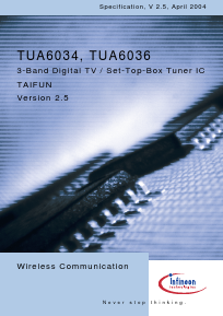 TUA6034-V Datasheet PDF Infineon Technologies