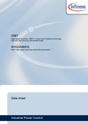 IKW20N60H3 Datasheet PDF Infineon Technologies