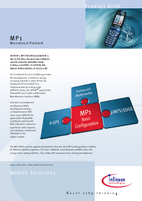 MP1 Datasheet PDF Infineon Technologies
