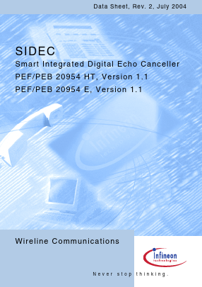 PEF20954 Datasheet PDF Infineon Technologies