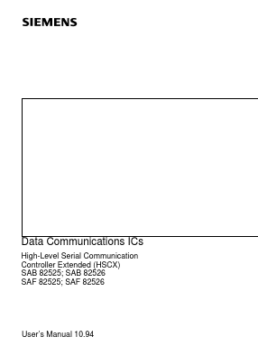 SAF82526 Datasheet PDF Infineon Technologies