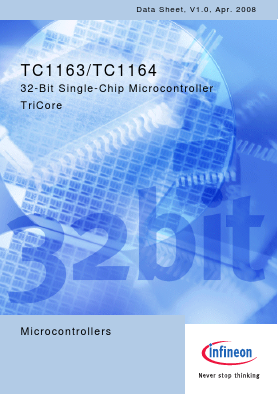 SAF-TC1164-128F80HL Datasheet PDF Infineon Technologies