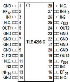 TLE4208 Datasheet PDF Infineon Technologies