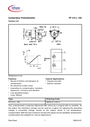 FP312L100 Datasheet PDF Infineon Technologies