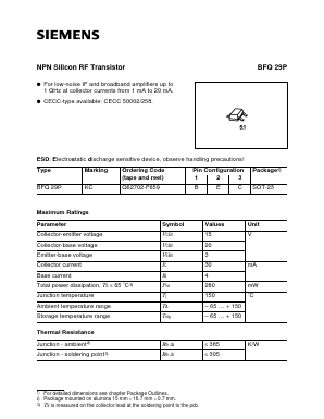 Q62702-F659 Datasheet PDF Infineon Technologies