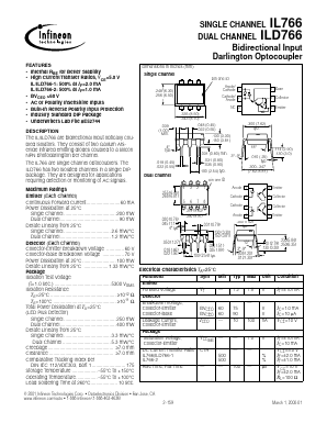 ILD766-2 Datasheet PDF Infineon Technologies