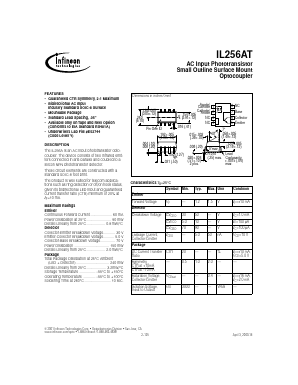 IL256AT Datasheet PDF Infineon Technologies