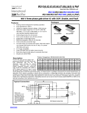 IR213 Datasheet PDF Infineon Technologies