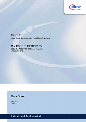 IPD65R660CFD Datasheet PDF Infineon Technologies