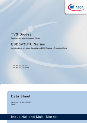 ESD5V3U1U-02LS Datasheet PDF Infineon Technologies
