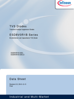 ESD8V0R1B-02EL Datasheet PDF Infineon Technologies