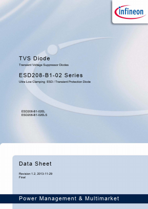 ESD208-B1-02 Datasheet PDF Infineon Technologies