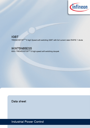 IKW75N65ES5 Datasheet PDF Infineon Technologies
