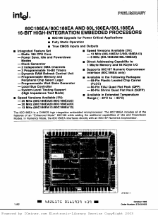 N80L186EA8 Datasheet PDF Intel