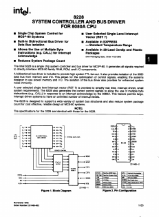 P8228 Datasheet PDF Intel