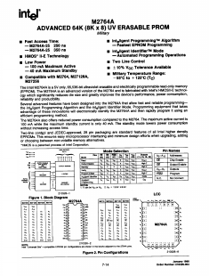 M2764A Datasheet PDF Intel