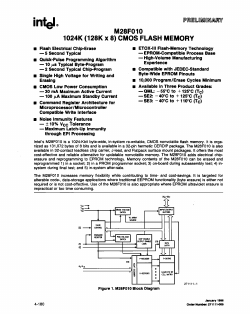 MF28F010 Datasheet PDF Intel