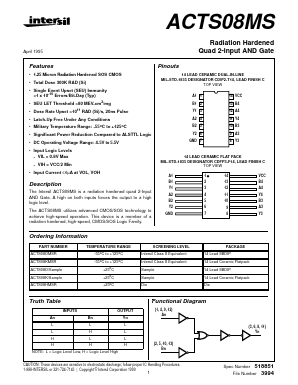 ACTS08MS Datasheet PDF Intersil