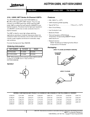5N120BN Datasheet PDF Intersil