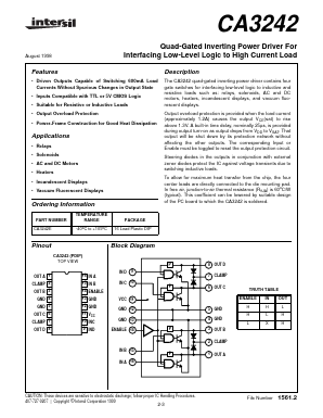 CA3242 Datasheet PDF Intersil