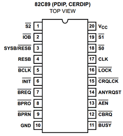 MD82C89 Datasheet PDF Intersil
