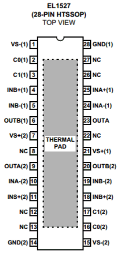 EL1527CRE-T13 Datasheet PDF Intersil