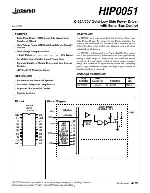 HIP0051IB Datasheet PDF Intersil