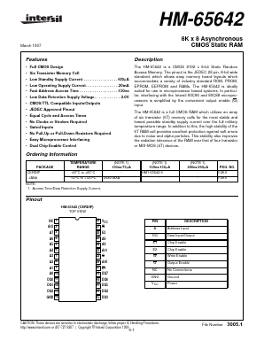 HM-65642 Datasheet PDF Intersil