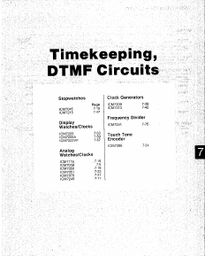 ICM7245U Datasheet PDF Intersil
