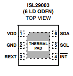 ISL29003 Datasheet PDF Intersil