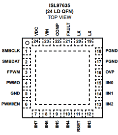 ISL97635 Datasheet PDF Intersil