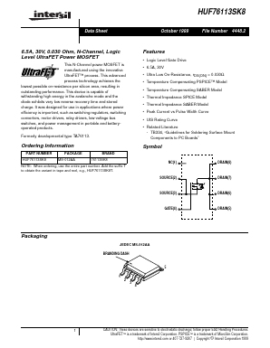 HUF76113SK8T Datasheet PDF Intersil
