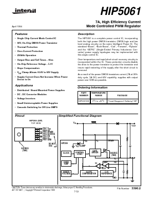 HIP5061DS Datasheet PDF Intersil