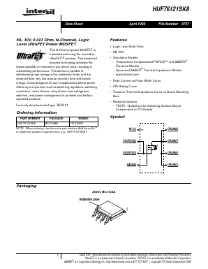 76121SK8 Datasheet PDF Intersil