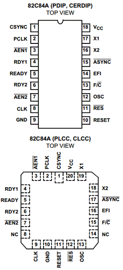 MD82C84A Datasheet PDF Intersil