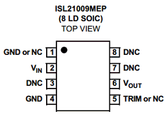 ISL21009BMB825EP Datasheet PDF Intersil