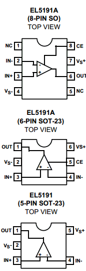 EL5191ACW-T7 Datasheet PDF Intersil