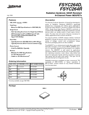 FSYC264D Datasheet PDF Intersil
