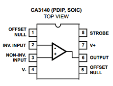 CA3140E Datasheet PDF Intersil