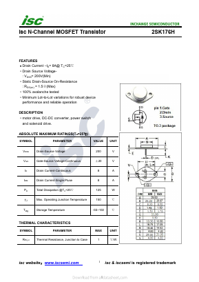 2SK176H Datasheet PDF Inchange Semiconductor