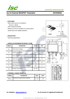 ISCNH84D Datasheet PDF Inchange Semiconductor