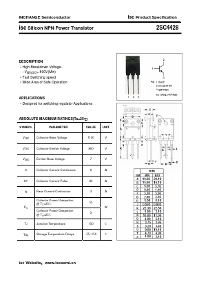 2SC4428 Datasheet PDF Inchange Semiconductor