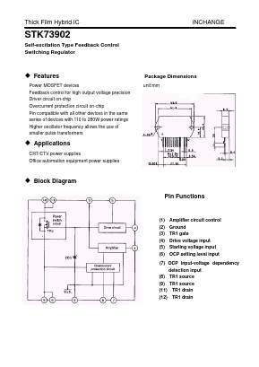 STK73909 Datasheet PDF Inchange Semiconductor