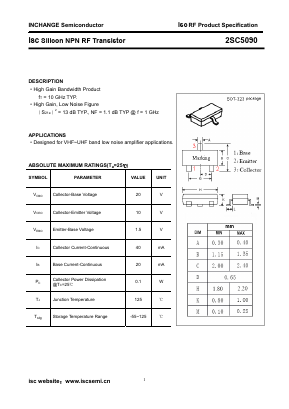 2SC5090 Datasheet PDF Inchange Semiconductor
