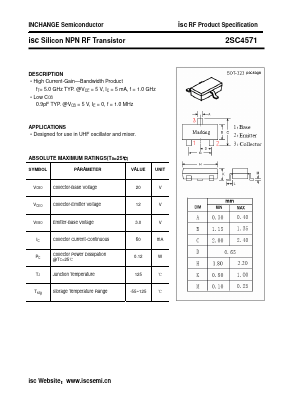 C4571 Datasheet PDF Inchange Semiconductor